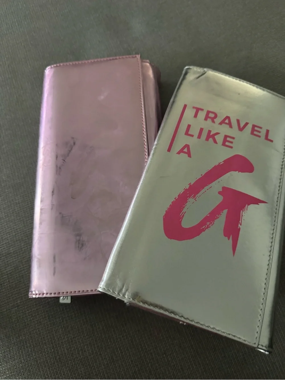 Pink Travel Wallet Glamaholic Passport
